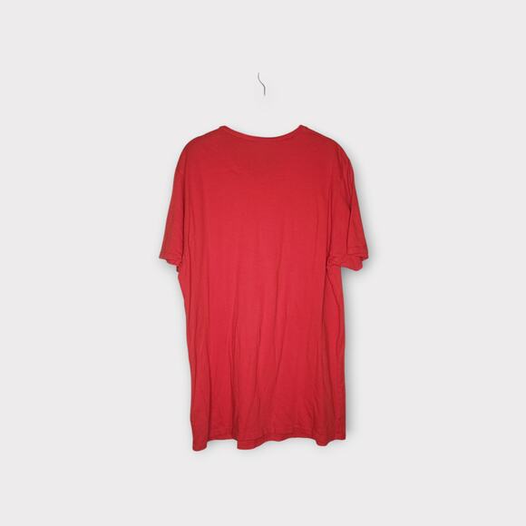 OUTERKNOWN Mens Stoked Graphic Tee M Red Orange Organic Cotton Surf Style - Picture 6 of 6